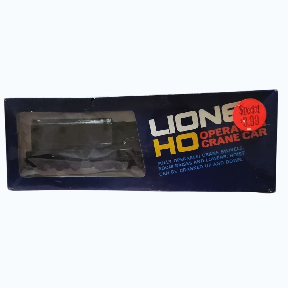 Lionel HO Scale #5-3401 Operating Crane Car New Sealed Box Made Austria